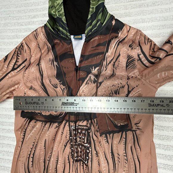 Yoda Star Wars Kids Hoodie Sweatshirt XL Full-Zip The Mandalorian Character Mask - Picture 4 of 9